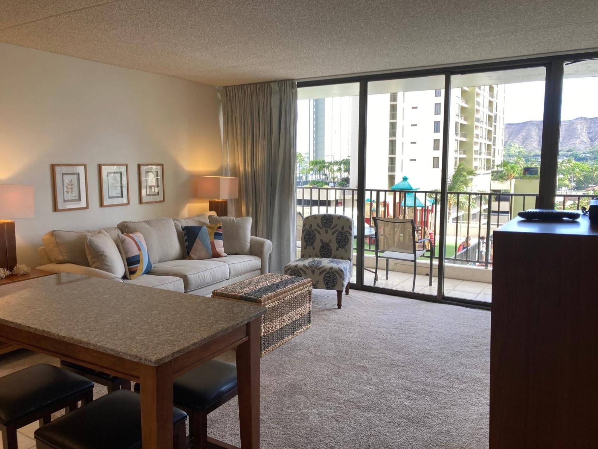 Sunny Waikiki Escape Just Steps To Beach, Views, & Full Kitchen Comfort